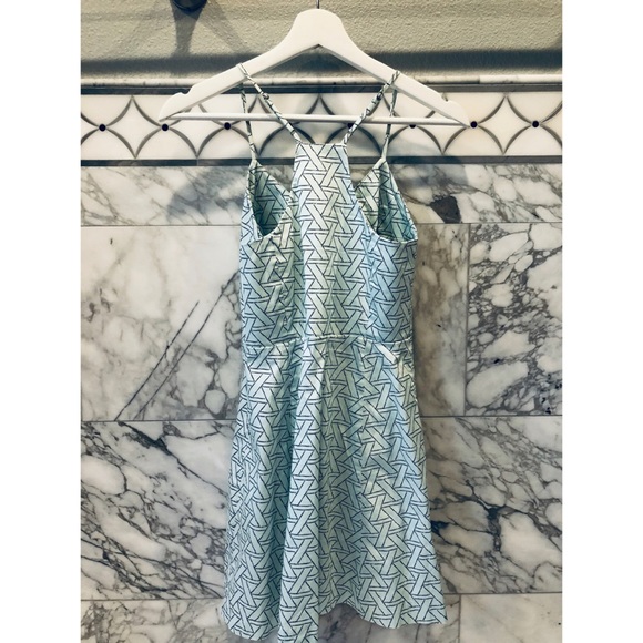 Banana Republic Geometric Design Mint Dress Small - Picture 2 of 2